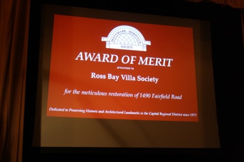 Award For Ross bay Villa
